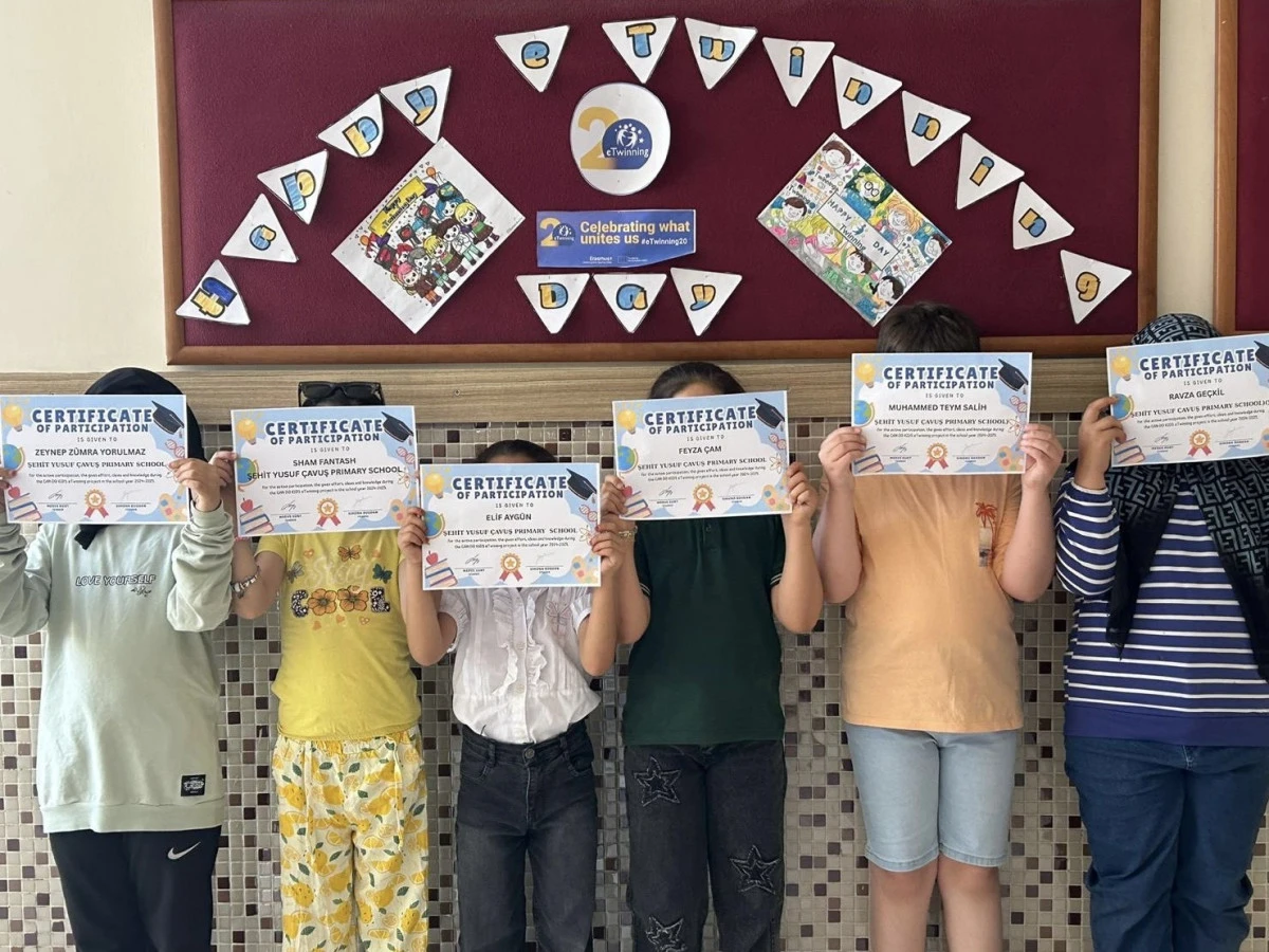 Şehit Yusuf Çavuş İlkokulu’ndan Uluslararası Başarı: “You Can Do Kids” Projesiyle İngilizceye İlgi Arttı