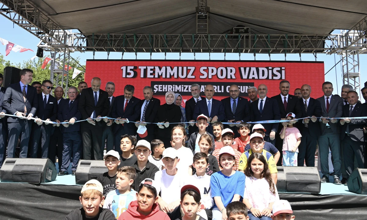 Şehrin İlk Spor Vadisi G&ouml;rkemli T&ouml;renle A&ccedil;ıldı