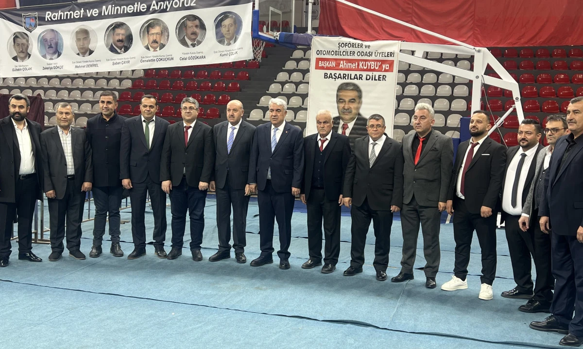 Şof&ouml;rler Odası&rsquo;nda Genel Kurul Tamamlandı: Ahmet Kuybu 1351 Oyla Yeniden Se&ccedil;ildi