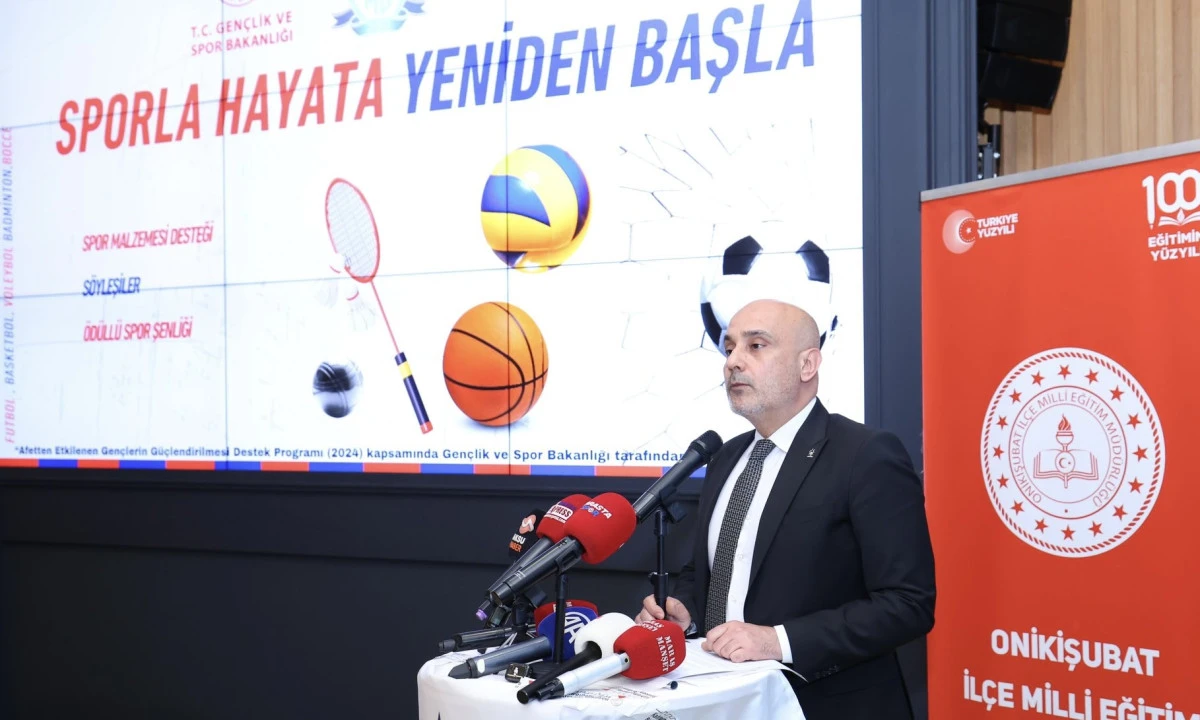 Sporla hayata tutunan gençler için anlamlı proje