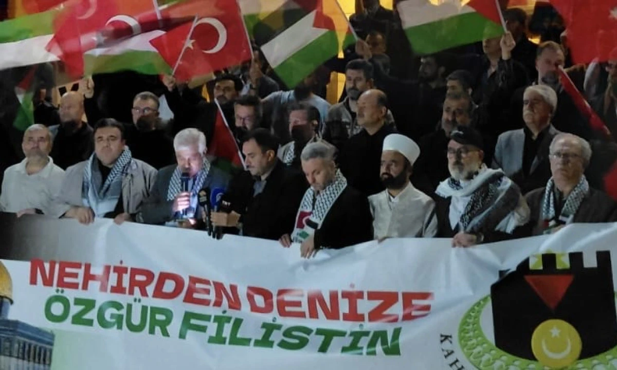 Sumud filosuna destek Kahramanmaraş&rsquo;tan y&uuml;kseldi