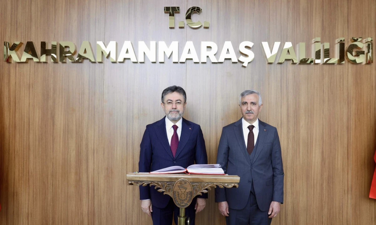 Tarım ve Orman Bakanı Yumaklı&rsquo;dan Kahramanmaraş Valiliği&rsquo;ne Ziyaret