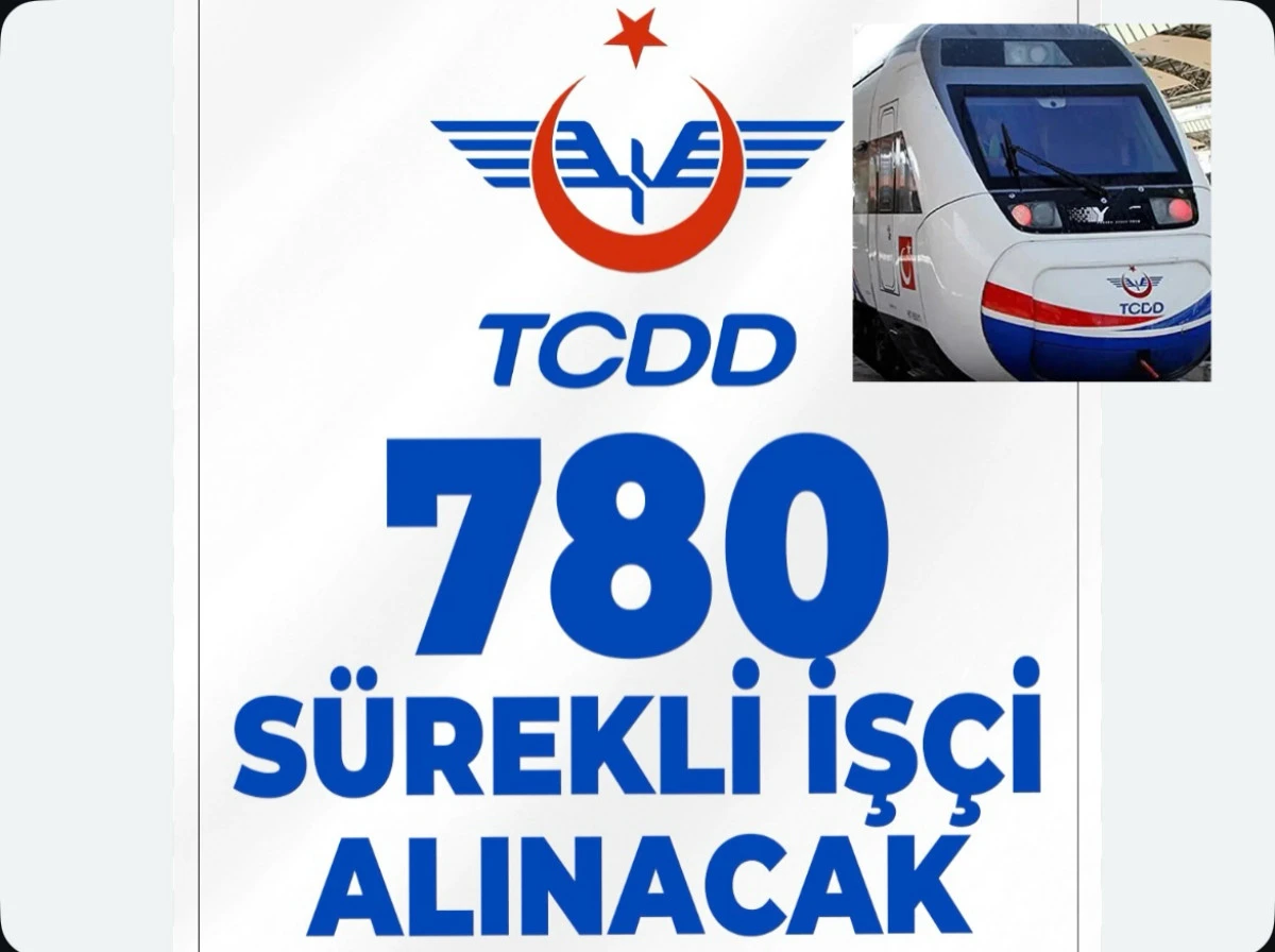 TCDD 780 Kadrolu İşçi Alıyor 