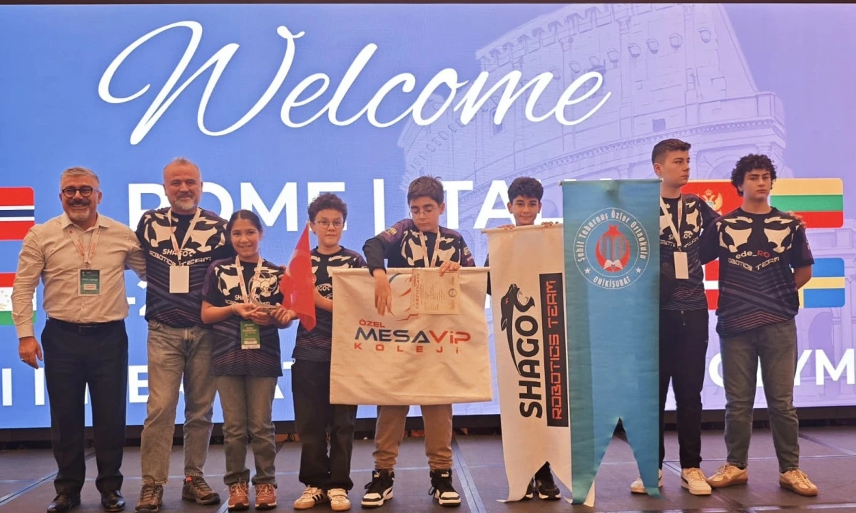 Tebernuş Özler Ortaokulu’nun Gururu Yiğithan Kaya: Roma’daki Dünya Robot Şampiyonasından Üç Dereceyle Döndü