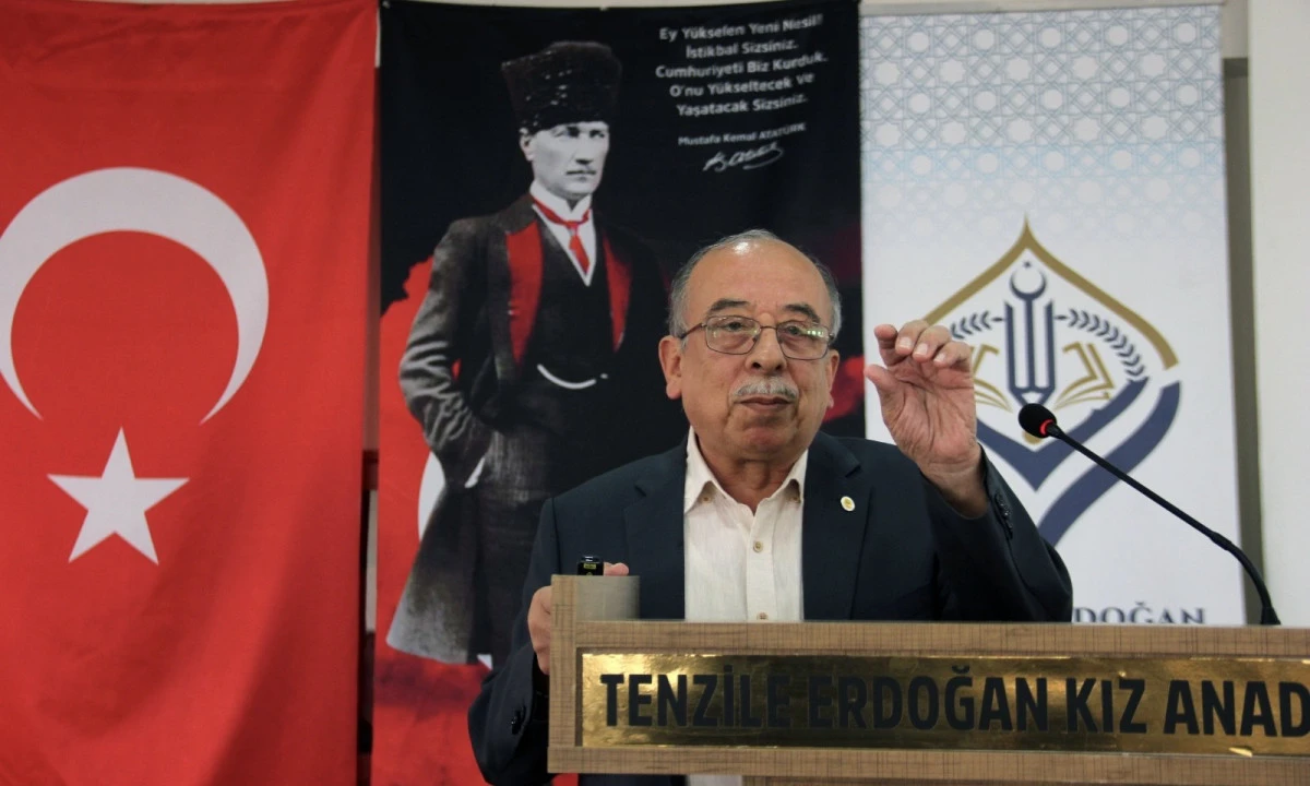 Tenzile Erdoğan kız Anadolu İmam Hatip Lisesi&rsquo;nde iklim ve &ccedil;evre semineri