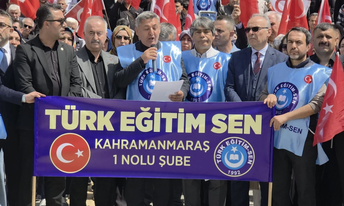 T&uuml;rk Eğitim-Sen Kahramanmaraş Şube Başkanı Hakan Hi&ccedil;yılmaz&rsquo;dan okul g&uuml;venliği &ccedil;ağrısı