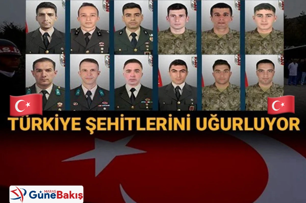Türkiye şehitlerini uğurluyor