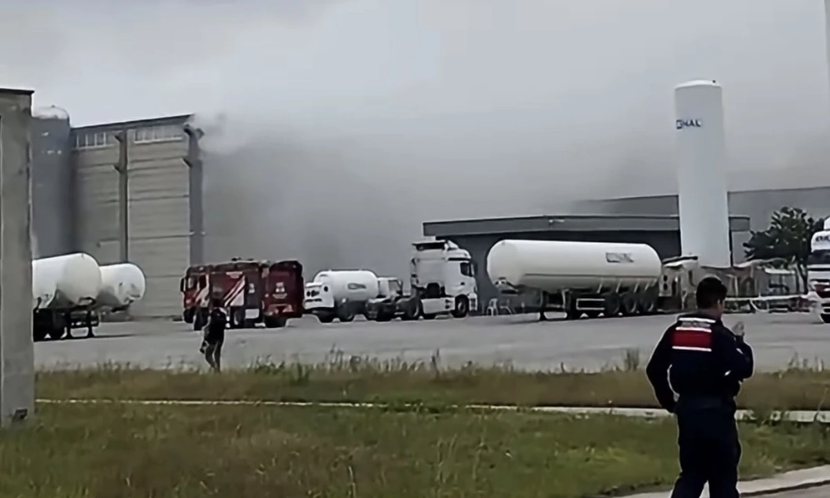 T&uuml;rkoğlu OSB&rsquo;de gaz dolum tesisinde patlama