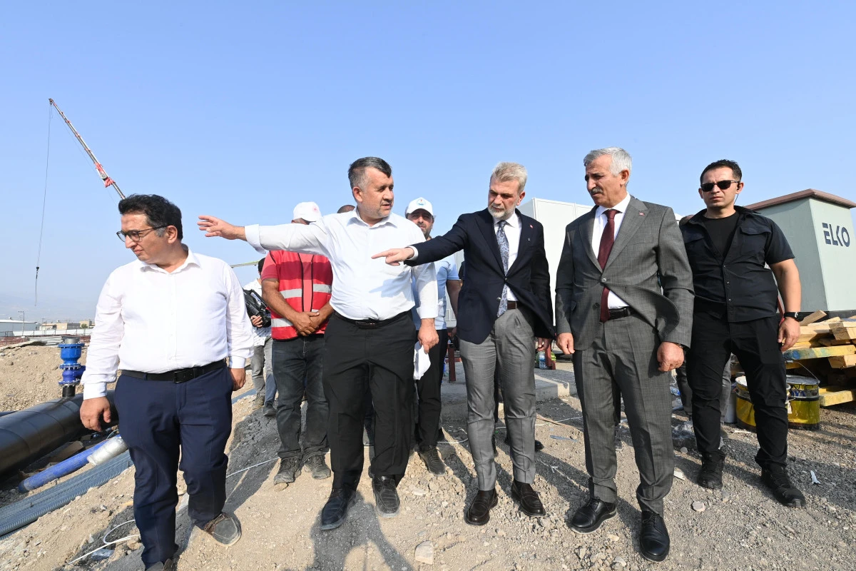 Vali Ünlüer ve Başkan Görgel Sahada: İçmesu Hattında Geri Sayım Başladı