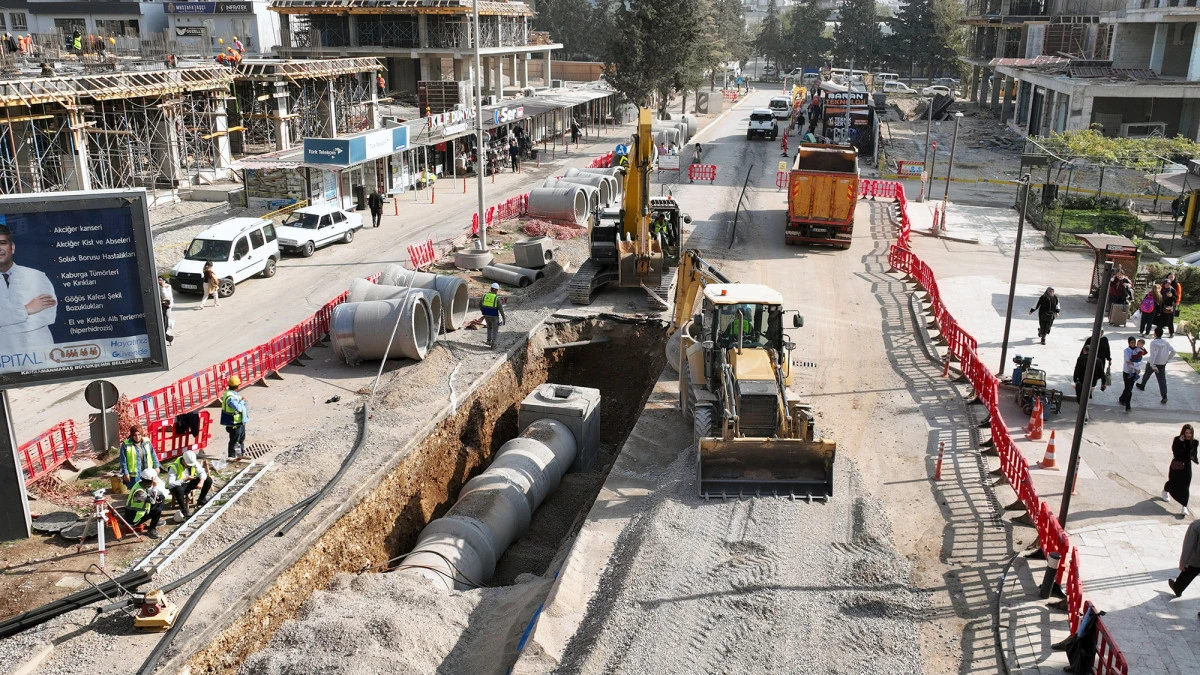 Yeni Konutların Altyapıları da Hızla İnşa Ediliyor