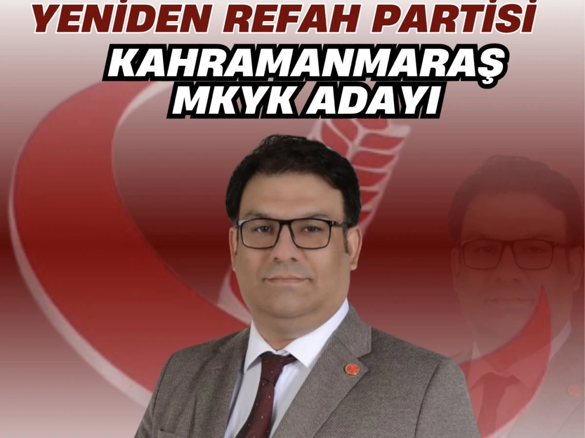 Yeniden Refah Partisi’nden Alaaddin Karaçalı, MKYK Adayı Oldu