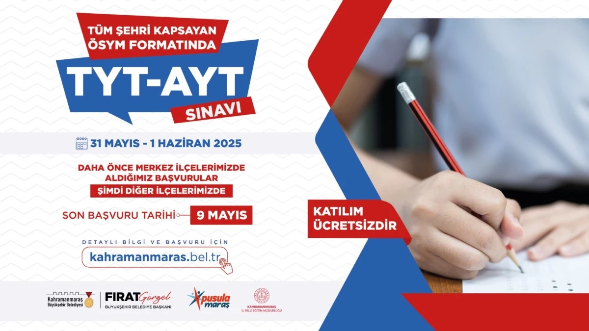 YKS Deneme Sınavı Şimdi de İlçelerde!
