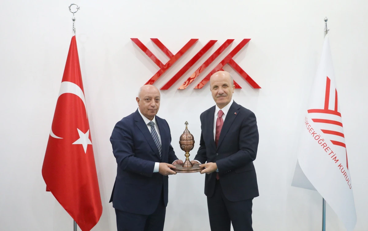 YÖK Başkanı Prof. Dr. Özvar, KİÜ Rektörü Prof. Dr. Bakan’ı Kabul Etti